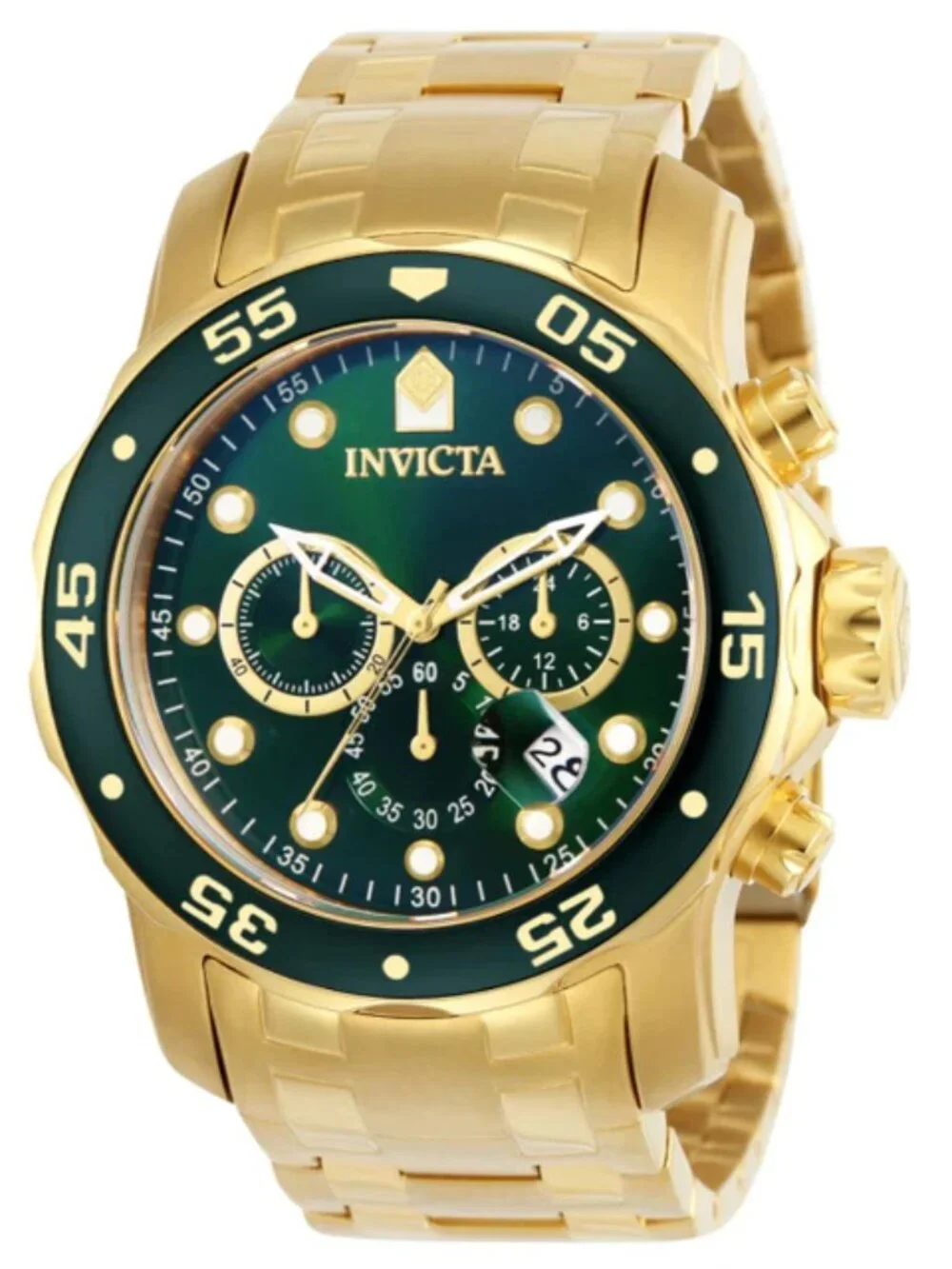 0075 - Invicta Pro Diver SCUBA Men's Watch - 48mm, Gold
